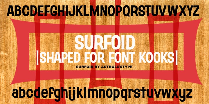 Surfoid Font16图库网精选英文字体