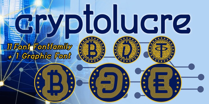 Cryptolucre Family16图库网精选英文字体