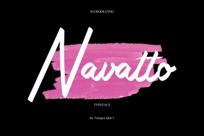 Navatto typeface16图库网精选英文字体