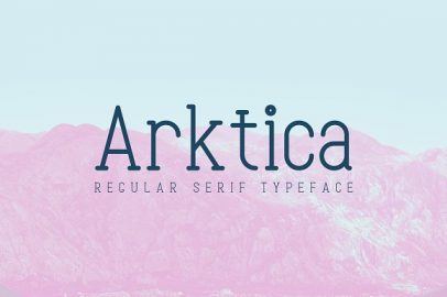 Arktica Font16图库网精选英文字体
