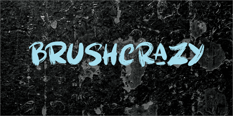 Brushcrazy DEMO font16设计网精选英文字体