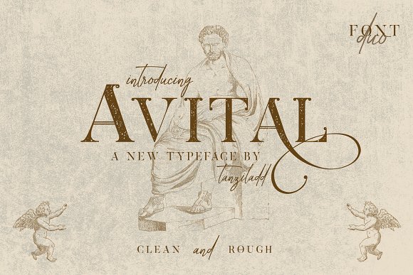 Avital Font Duo16图库网精选英文