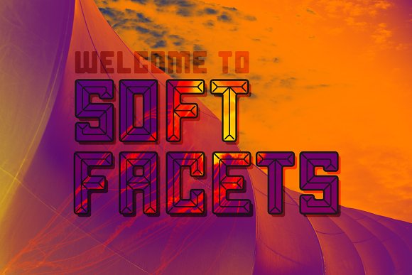 Soft Facets Font16设计网精选英文字体
