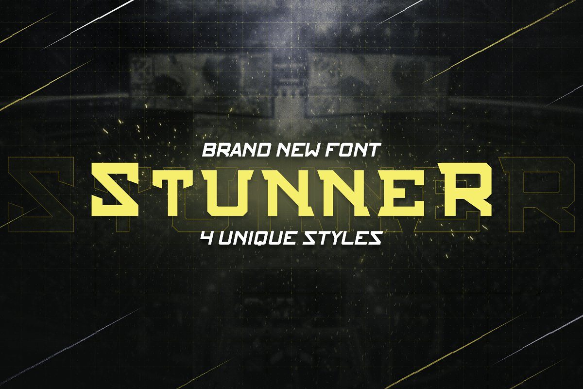 STUNNER – NFC Font Family素材中国精选英文字体