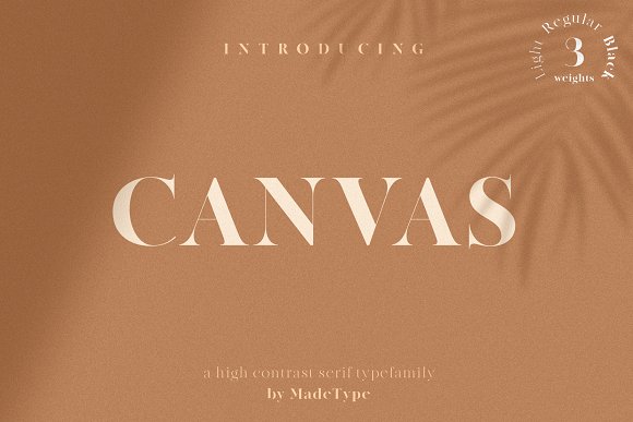 MADE Canvas Font16设计网精选英文字体