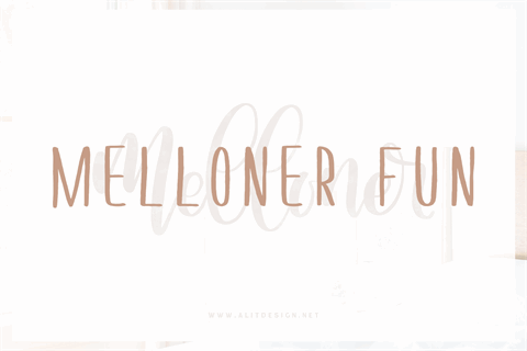 Melloner Fun font16图库网精选英文字体