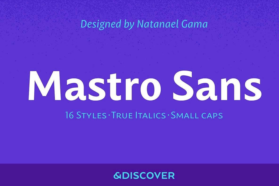 Mastro Sans Font Family16设计网精选英文字体