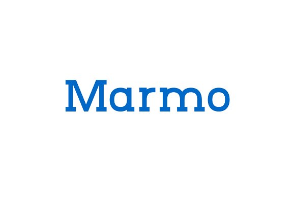 Marmo – Font Family素材中国精选英文字体
