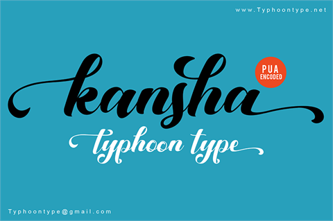 Kansha font16设计网精选英文字体