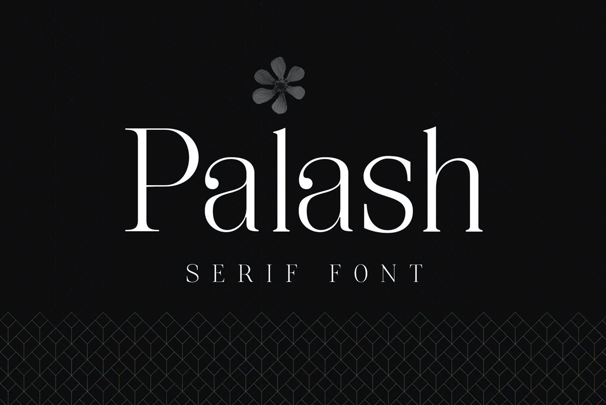 Palash Font16图库网精选英文字体