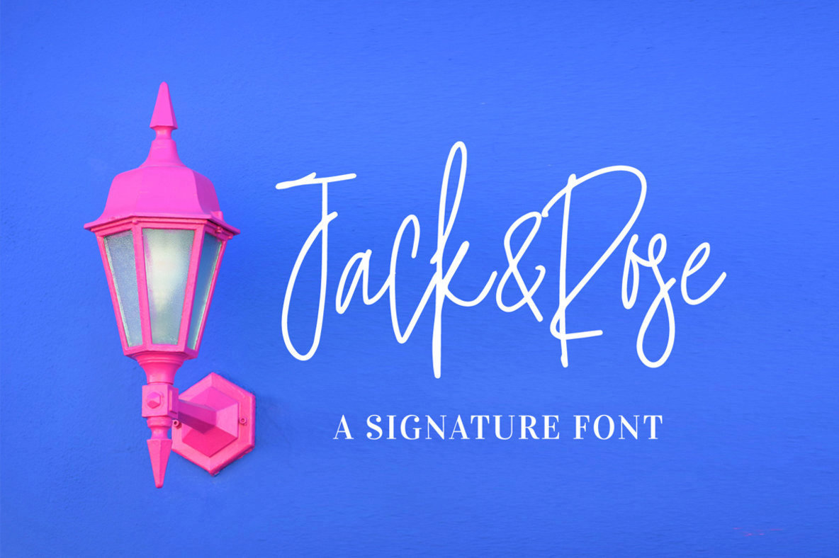 Jack and Rose Font16设计网精选英文字体