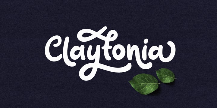 Claytonia Font16图库网精选英文字体