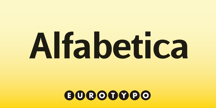 Alfabetica Font Family16图库网精选英文字体