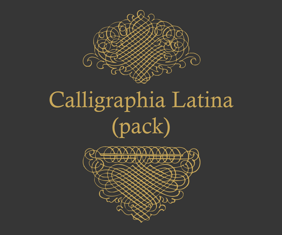 Calligraphia Latina Pack Other Font16设计网精选英文字体