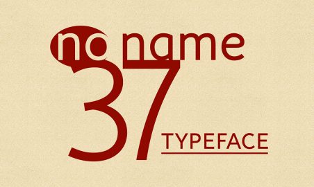 No Name 37 Typeface素材中国精选英文字体