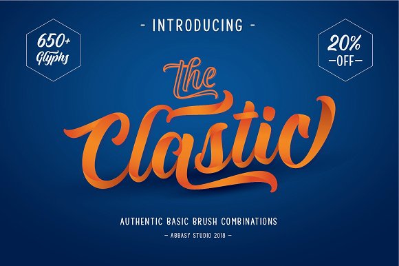 The Clastic Font16设计网精选英文字体