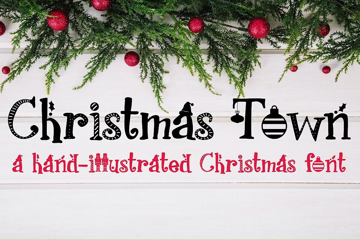 PN Christmas TownRegular Font16素材网精选英文字体
