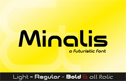 Minalis Demo font16设计网精选英文字体