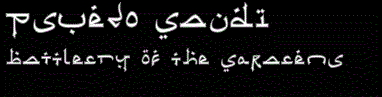Psuedo Saudi font素材中国精选英文字体