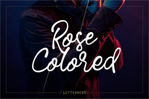 Rose Colored font16设计网精选英文字体