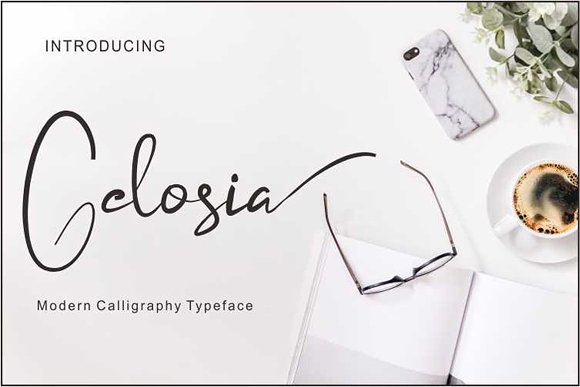 Celosia Font16设计网精选英文字体