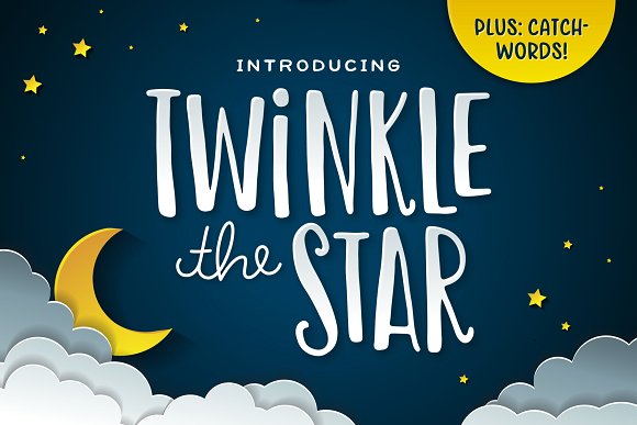 Twinkle the Star Font普贤居精选英文字体
