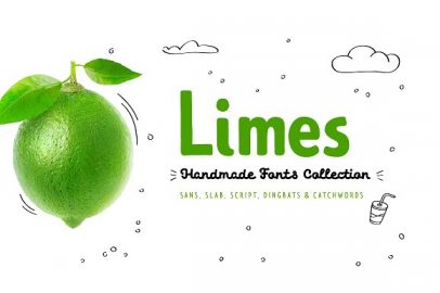 Limes—handmade fontfamily16素材网精选英文字体