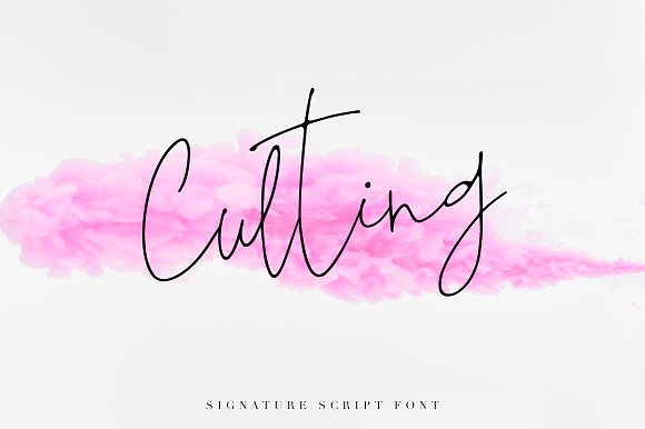 Culting Font16设计网精选英文字体
