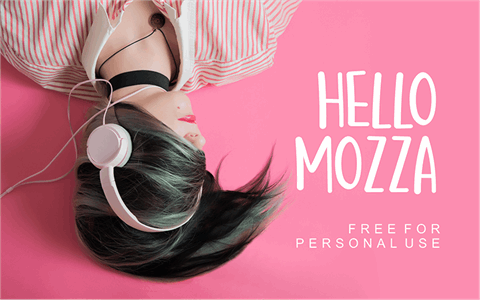 Hello Mozza font16设计网精选英文字体