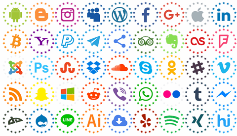 Type Icons Color font16素材网精选英文字体