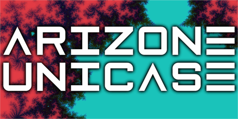 Arizone Unicase font16素材网精选英文字体