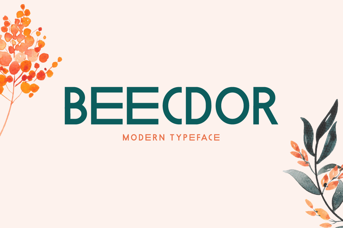Beecdor Regular Font16设计网精选英文字体