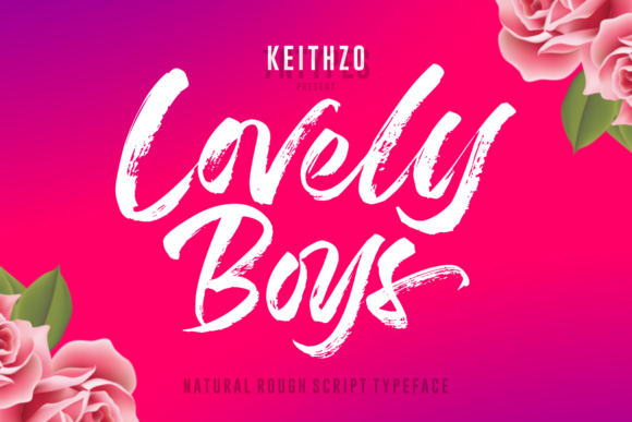 Lovely Boys Font16图库网精选英文字体