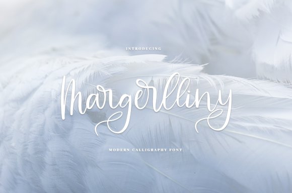 Margerlliny//Modern calligraphy font16设计网精选英文字体