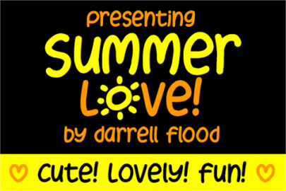 Summer Love font16素材网精选英文字体