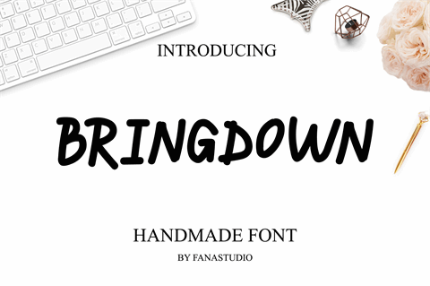 BRINGDOWN font16设计网精选英文字体