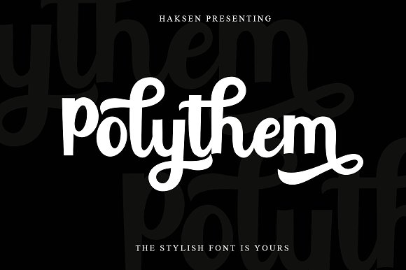 Polythem Bold Classy Font16设计网精选英文字体