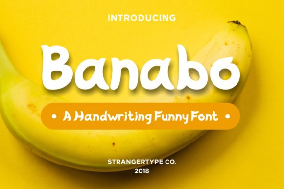 Banabo Font16设计网精选英文字体