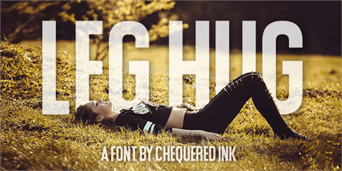 Leg Hug font16设计网精选英文字体