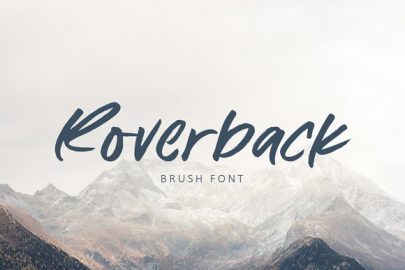 Roverback Font16图库网精选英文字体