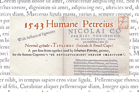 1546 Humane Petreius OTF普贤居精选英文字体