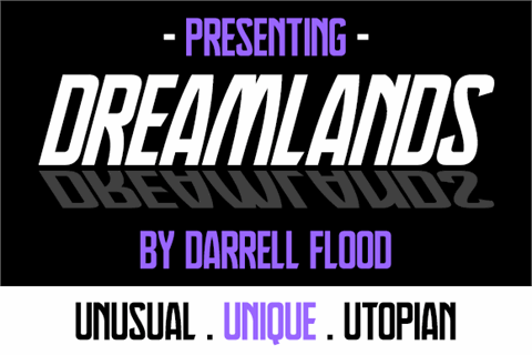 Dreamlands font16图库网精选英文字体