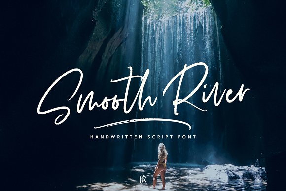 Smooth River Font16图库网精选英文字体