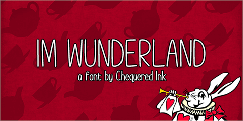 Im Wunderland font16设计网精选英文字体