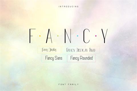 Fancy Light font素材中国精选英文字体