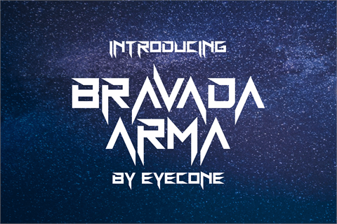 BravAda Arma font16素材网精选英文字体