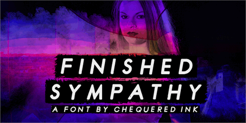 Finished Sympathy font16设计网精选英文字体