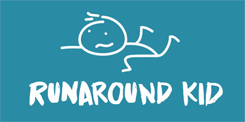 Runaround Kid DEMO font16素材网精选英文字体
