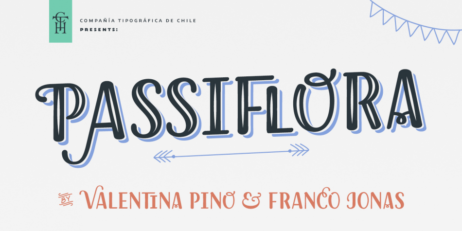 Passiflora Font Family16设计网精选英文字体