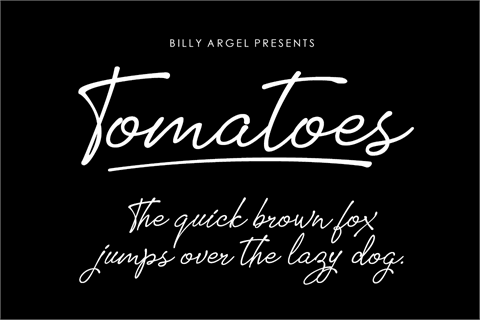 Tomatoes font16设计网精选英文字体